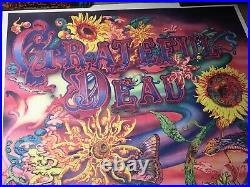 Grateful Dead Grown Poster Dan Herwitt Sunflowerform Limited 17/350 Signed & New