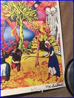 Grateful Dead Grown Poster Dan Herwitt Sunflowerform Limited 17/350 Signed & New