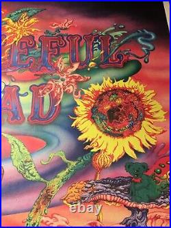 Grateful Dead Grown Poster Dan Herwitt Sunflowerform Limited 17/350 Signed & New