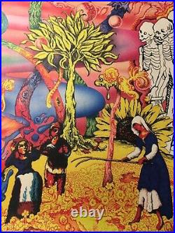 Grateful Dead Grown Poster Dan Herwitt Sunflowerform Limited 17/350 Signed & New