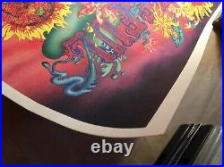 Grateful Dead Grown Poster Dan Herwitt Sunflowerform Limited 17/350 Signed & New