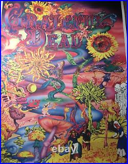 Grateful Dead Grown Poster Print Dan Herwitt Sunflowerform Ltd Ed 227/350 Signed
