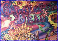 Grateful Dead Grown Poster Print Dan Herwitt Sunflowerform Ltd Ed 227/350 Signed
