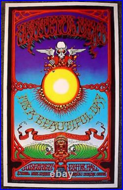 Grateful Dead Hawaii 1982 Poster Authorized 2nd Printing Rick Griffin Art