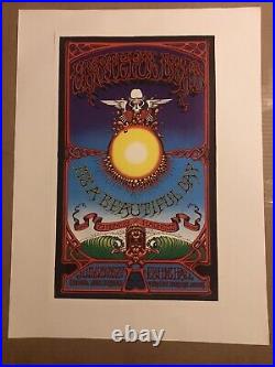 Grateful Dead Hawaii Poster Original Second Print 1968 Rick Griffin Nm Mint