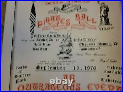 Grateful Dead Hells Angels Jerry Garcia Bo Diddley 21 X 21 Inch Concert Poster