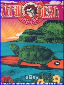Grateful Dead Helton poster V. 19 Dicks Picks Honolulu signed 23/50 Garcia Weir