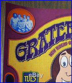 Grateful Dead Hill Auditorium 1971 Grimshaw NM poster