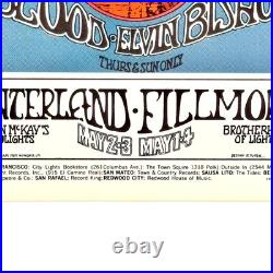 Grateful Dead Jefferson Airplane Handbill Original Fillmore 1969 BG 171-1 B. O. L
