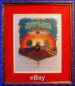 Grateful Dead Jerry Garcia Bed Of Roses Print by Spusta. Silver AE #73/100 MINT