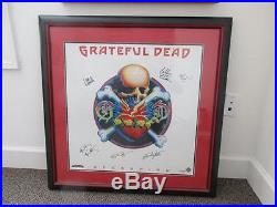 Grateful Dead Jerry Garcia Bob Weir Brent Poster Autographed by all 6 members