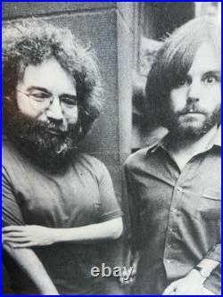 Grateful Dead Jerry Garcia Bobbie Weir Photo Poster Black And White Rare