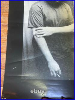 Grateful Dead Jerry Garcia Bobbie Weir Photo Poster Black And White Rare