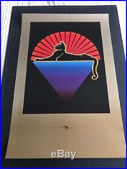 Grateful Dead Jerry Garcia Stanley Mouse 1997 Cats Under the Stars poster 3 X 2