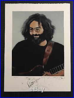 Grateful Dead Jerry Garcia Stanley Mouse Giclee Print COA Signed & Numbered #2