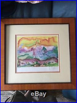 Grateful Dead Jerry Garcia Watercolor Feeding In The Light Poster Litho