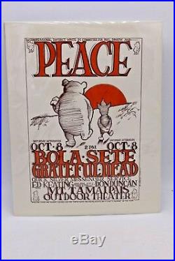 Grateful Dead, Joan Baez Mount Tamalpais 1966 Poster Stanley Mouse 1372