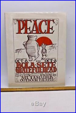 Grateful Dead, Joan Baez Mount Tamalpais 1966 Poster Stanley Mouse 1372