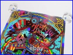 Grateful Dead Juanpa Art ScreenPrint Rainbow Foil Variant #/100 Band Tour Poster