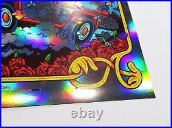 Grateful Dead Juanpa Art ScreenPrint Rainbow Foil Variant #/100 Band Tour Poster