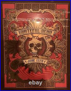 Grateful Dead June 1976 Poster Jerry Garcia 16 x 20 Brand New SEALED #378/500