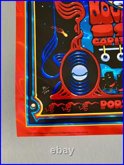 Grateful Dead LAVA FOIL Poster 1970 Capitol Theatre x/100 Biffle Original MINT