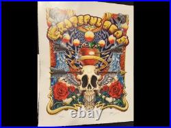 Grateful Dead LTD Edition Poster by AJ Masthay Signed and Numbered Sold Out Rare