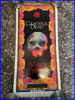 Grateful Dead Last Mardi Gras Show Run Oakland Coliseum 1995 Concert Poster