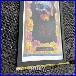 Grateful Dead Last Mardi Gras Show Run Oakland Coliseum 1995 Concert Poster VTG