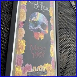 Grateful Dead Last Mardi Gras Show Run Oakland Coliseum 1995 Concert Poster VTG