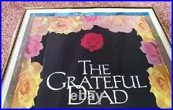 Grateful Dead Last Mardi Gras Show Run Oakland Coliseum 95 Concert Poster Framed