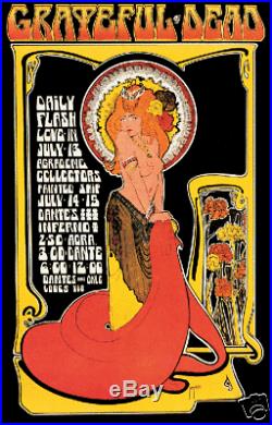 Grateful Dead Love In Dantes Inferno art poster print SKU3721