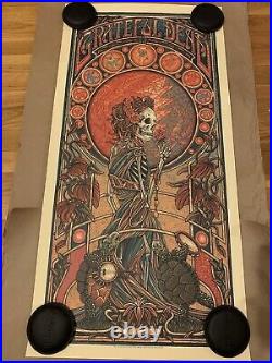 Grateful Dead Luke Martin S/N #/1450 Art Print + Mini Print Stealie Dancing Bear