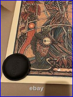 Grateful Dead Luke Martin S/N #/1450 Art Print + Mini Print Stealie Dancing Bear