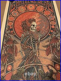 Grateful Dead Luke Martin S/N #/1450 Art Print + Mini Print Stealie Dancing Bear