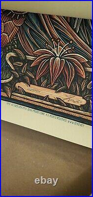 Grateful Dead Luke Martin Signed Numbered Art Print Dancing Bears #/1450 Poster