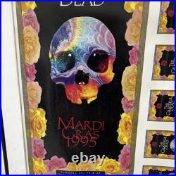 Grateful Dead Mardi Gras 1995 Framed Poster/Print 391/500 Fairfield Gallery