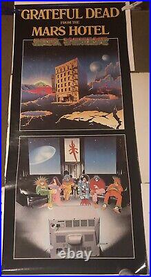 Grateful Dead Mars Hotel Promo Poster 1974 Mouse & Kelley Orig 1st Pr. 23 X 51