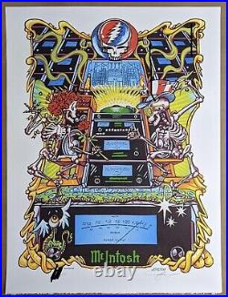 Grateful Dead McIntosh Wall of Sound Poster By AJ Masthay Dance With The Dead