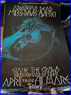 Grateful Dead Miles Davis Quintet Concert Poster