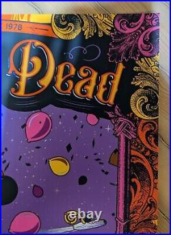 Grateful Dead Milestone Closing Of Winterland Foil Status Serigraph 12/31/78