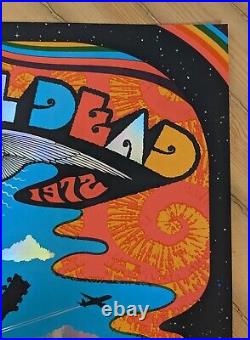 Grateful Dead Milestone Europe 1972 Foil Status Serigraph #'d xx/