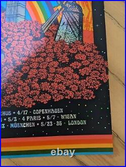 Grateful Dead Milestone Europe 1972 Foil Status Serigraph #'d xx/