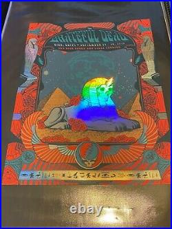 Grateful Dead Milestones Egypt? FOIL 40th print Status Serigraph S/#40