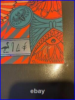 Grateful Dead Milestones Egypt? FOIL 40th print Status Serigraph S/#40