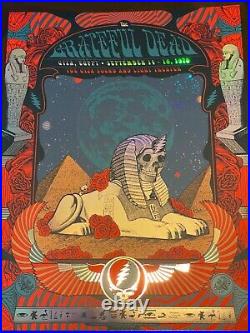 Grateful Dead Milestones Egypt? FOIL 40th print Status Serigraph S/#40