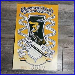 Grateful Dead Morning Glory Tahoe Ski Poster Limited Edition Reprint Flaws 14x22