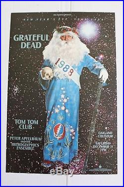 Grateful Dead New Year's BG Poster from 1988 Show ORIGINAL