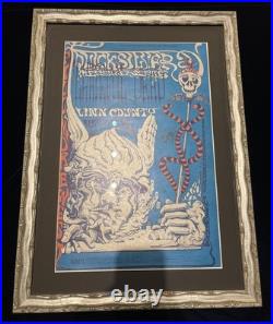 Grateful Dead OG Triple SIGNED Lee Conklin Lesh Weir Fillmore Concert Poster