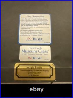 Grateful Dead OG Triple SIGNED Lee Conklin Lesh Weir Fillmore Concert Poster